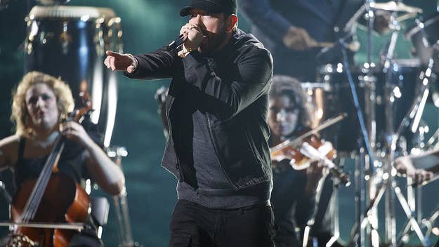 On 2002's "'Till I Collapse," Em famously rattled off the rappers he believes are the greatest to ever touch a microphone. Now he's weighed in again.