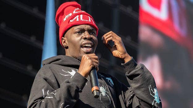 Sheck Wes was arrested in New York City after being stopped for excessive window tint. He is now facing two felonies.
