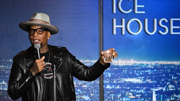 Hughley's manager was there to break his fall and help carry him off the stage. He left the venue on a stretcher and was taken to a nearby hospital. 