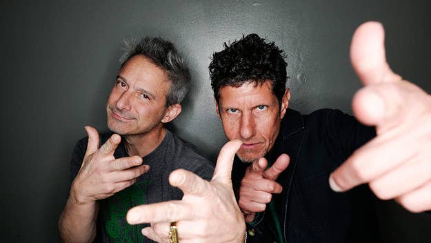 Mike Diamond, Adam Horovitz, and Spike Jonze share some thoughts (and laughs) about their new Apple TV+ documentary, 'Beastie Boys Story'.