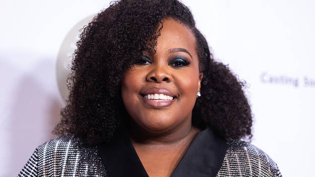 Amber Riley briefly touched on the situation regarding Lea Michele’s treatment towards ‘Glee’ co-star Samantha Marie Ware on set.