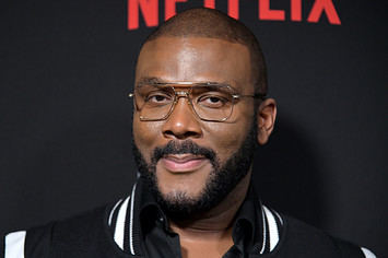 Tyler Perry attends Tyler Perry's "A Fall From Grace" New York premiere.