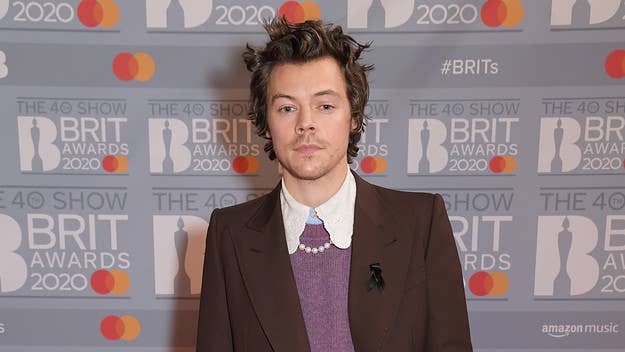 Styles was in London to attend the BRIT Awards on Tuesday.
