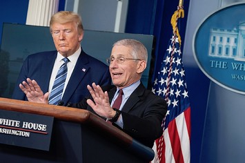 Dr. Fauci and Trump