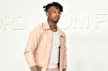 21 Savage attends the Tom Ford AW20 Show