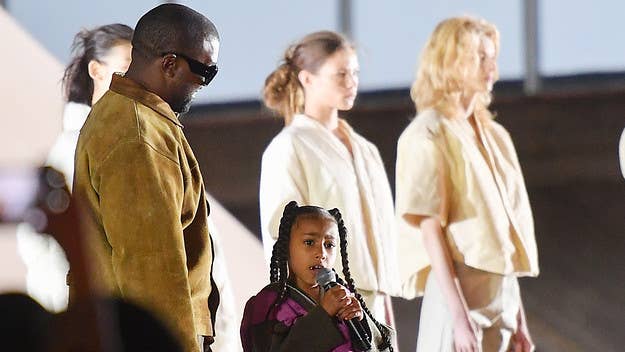 North performed the track at the Yeezy Season 8 show.