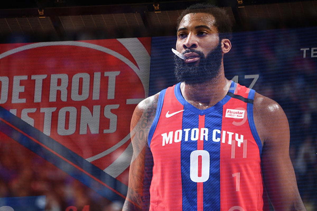 Detroit Pistons NBA Andre Drummond Nike City Edition Jersey