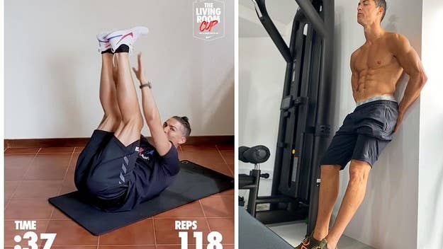 Cristiano Ronaldo's conditioning is on another level.