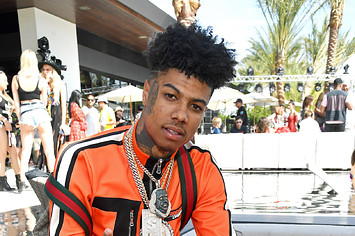Blueface attends Republic Records Celebrates Their Class Of 2019