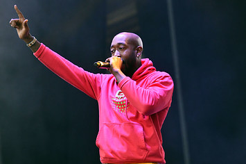 Rapper Freddie Gibbs performs onstage during the Adult Swim Festival