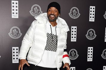 Will Smith attends the Moncler fashion show.