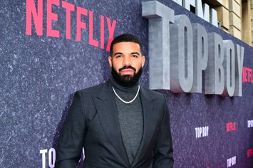 Drake attending the UK premiere of Top Boy