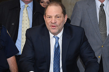 Harvey Weinstein arrives at the Manhattan Criminal Court