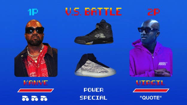 Virgil Abloh's Off-White x Air Jordan V and Kanye West's Adidas Yeezy Quantum both released, but which sneaker collab won NBA All-Star Weekend?
