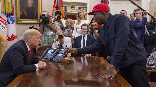 Ye's Trump love talk is revived mere days after a similarly out-of-nowhere return of the Taylor Swift call debate.