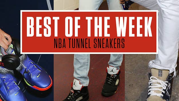 From Travis Scott x Nike collaborations to Supreme x Air Jordan Vs, here are the best sneakers spotted in the NBA tunnels this week.