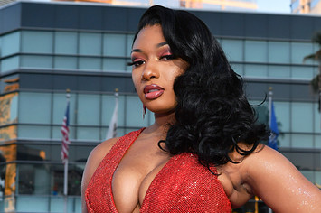 Megan Thee Stallion attends the 2019 American Music Awards