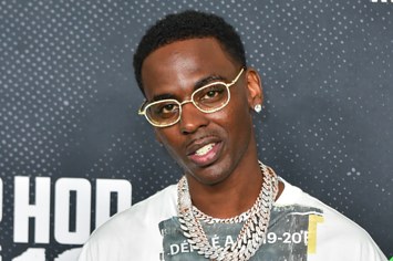 Rapper Young Dolph arrives to the 2019 BET Hip Hop Awards