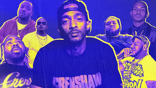 Before his tragic passing, Nipsey Hussle surrounded himself with a group of talented rappers in his All Money In team. Now, they're continuing his music legacy.