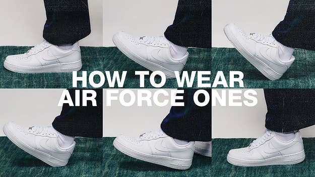 From wearing clean, all-white Air Forces to properly lacing your sneakers, here's a complete guide to wearing and styling Nike Air Force 1s. 