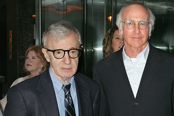 Director Woody Allen and Actor Larry David