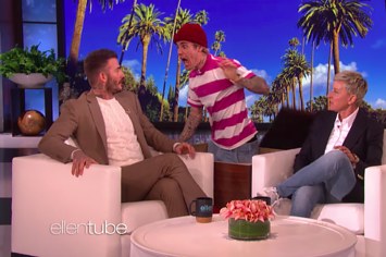 David Beckham and Justin Bieber on 'Ellen'