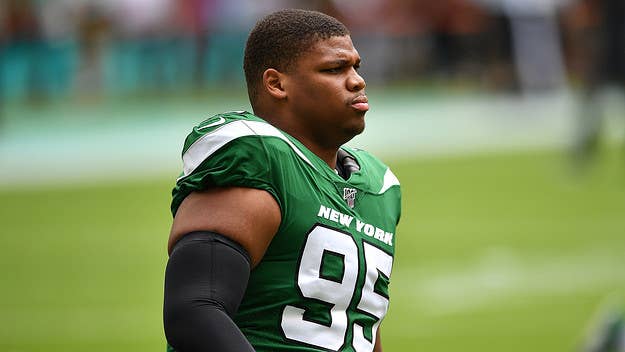 New York Jets defensive tackle Quinnen Williams has been arrested after he attempted to board a plane at LaGuardia Airport while in possession of a gun. 