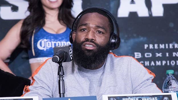 Sources say Broner was taken to jail after refusing to leave the MGM Grand Garden in Las Vegas.