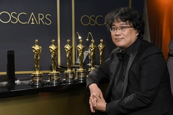 Bong Joon ho attends the 92nd annual Academy Awards.