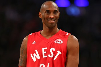 Kobe Bryant at the 2016 All Star Game.