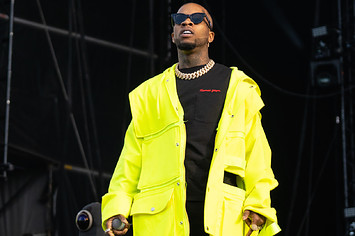 Tory Lanez performs on stage during Wireless Festival
