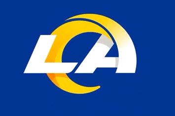 A look at the Los Angeles Rams' new logo.