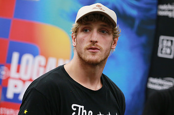 Logan Paul interview with the media during his Logan Paul Workout Showcase.