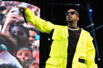 Tory Lanez performs on stage during Wireless Festival 2019