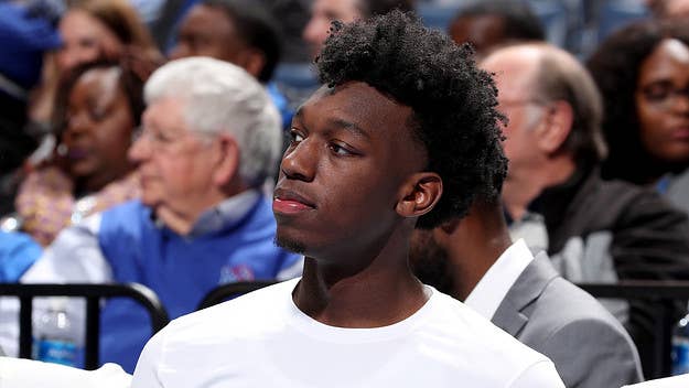 James Wiseman is projected to be the first overall pick in this year's NBA draft. 