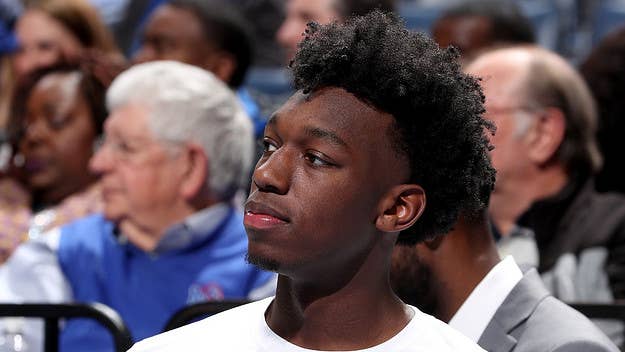 James Wiseman is projected to be the first overall pick in this year's NBA draft.