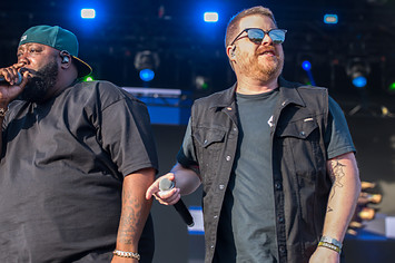 Killer Mike and El P of Run the Jewels perform during the All Points East Festival