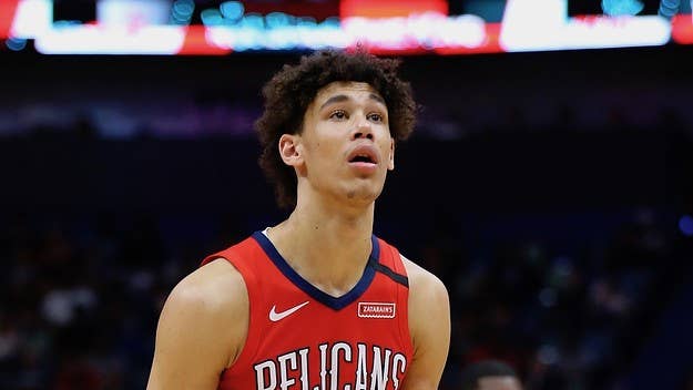 The New Orleans Pelicans rookie apologized after saying the "NBA can really suck my d*** for all I care."