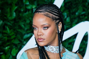 Rihanna arrives at The Fashion Awards 2019