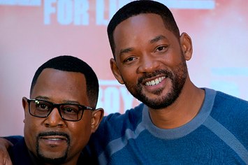 Martin Lawrence and Will Smith pose at the 'Bad Boys For Life'