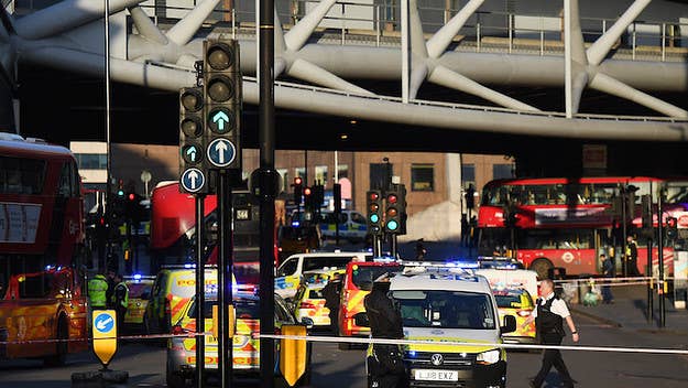 A man has been detained by police and at least five people have been injured following a stabbing at London Bridge.