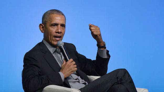 Former President Barack Obama told attendees at a private event in Singapore that women make better leaders than men.