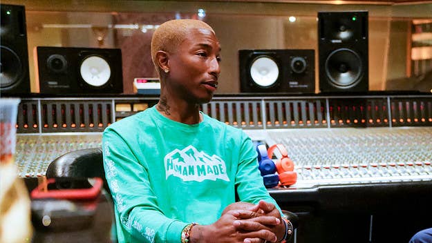 We spent time with Pharrell in the studio at Miami’s Hit Factory. He discussed his career and how hearing songs on SoundCloud helped shift his approach to music