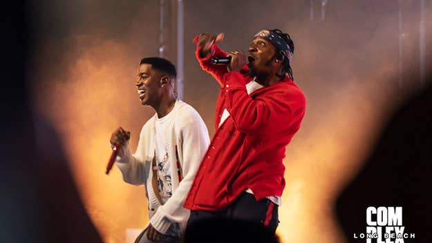 Kid Cudi headlined the first night of ComplexCon Long Beach 2019, and he brought out special guests Pusha-T, Timothée Chalamet, and King Chip.