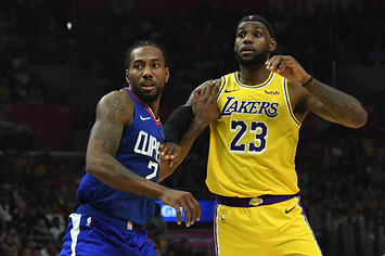 Kawhi Leonard LeBron James Lakers Clippers Oct 2019
