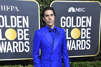 Sacha Baron Cohen attends the 77th Annual Golden Globe Awards.