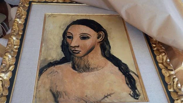 A banker was hit with jail time and a massive fine after a smuggled Picasso painting was found on his yacht.