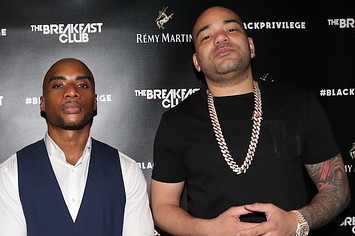 Charlamagne Tha God and DJ Envy attend "Black privilege" Book Launch.