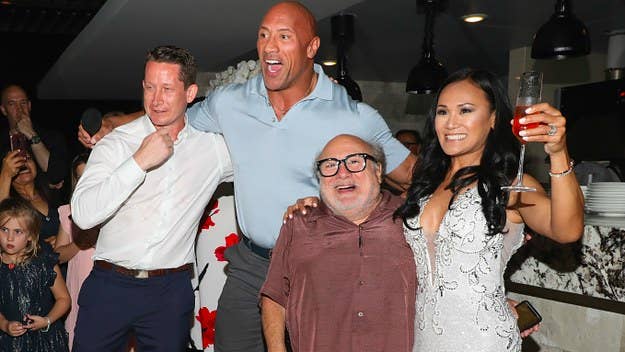 The Rock and Danny DeVito took a break from promoting 'Jumanji: The Next Level' to have a little fun.