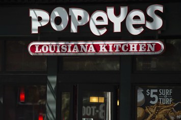 A Popeyes storefront